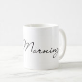 おはようのマグ コーヒーマグカップ (正面右)
