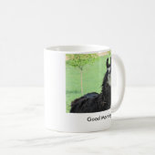 おはようのラマのマグ コーヒーマグカップ (正面右)