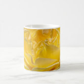 おはようの友人! 黄色バラの花のコーヒーカップ コーヒーマグカップ (中央)