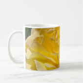 おはようの友人! 黄色バラの花のコーヒーカップ コーヒーマグカップ (左)