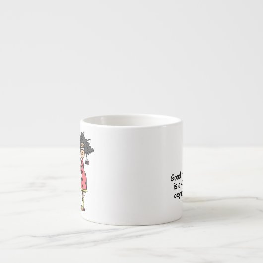 おはようの撞着語法 エスプレッソカップ (正面)