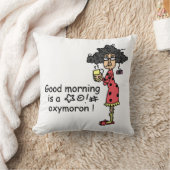 おはようの撞着語法 クッション (ブランケット)