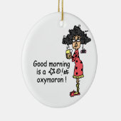おはようの撞着語法 セラミックオーナメント (右)