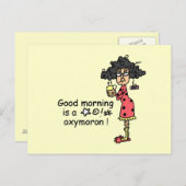 おはようの撞着語法 ポストカード (正面/裏面)