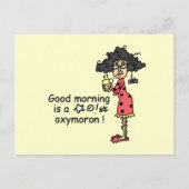 おはようの撞着語法 ポストカード (正面)