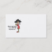 おはようの撞着語法 名刺 (裏面)