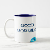 おはようの日光のマグ ツートーンマグカップ (左)