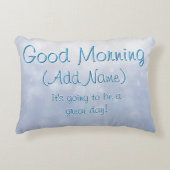 おはようの枕 アクセントクッション (正面)