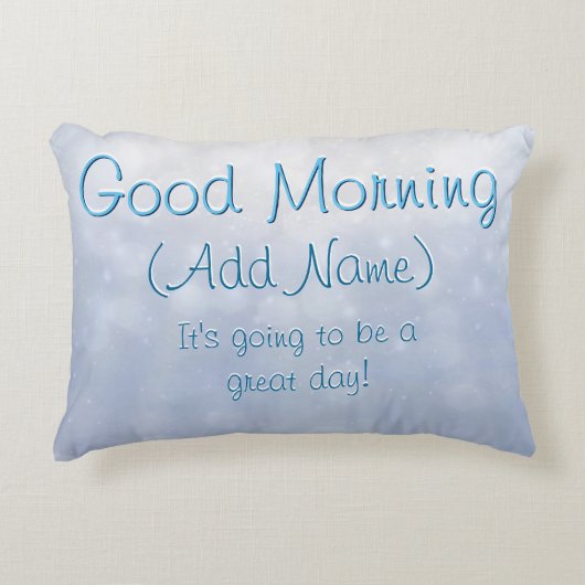 おはようの枕 アクセントクッション (正面)