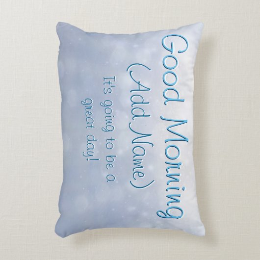 おはようの枕 アクセントクッション (正面(垂直))