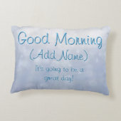 おはようの枕 アクセントクッション (裏面)