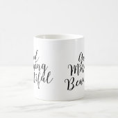 おはようの美しいコーヒー・マグ コーヒーマグカップ (中央)