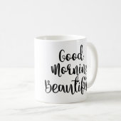 おはようの美しいマグ コーヒーマグカップ (正面右)