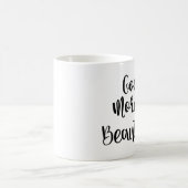 おはようの美しいマグ コーヒーマグカップ (中央)