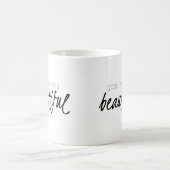 おはようの美しいマグ コーヒーマグカップ (中央)