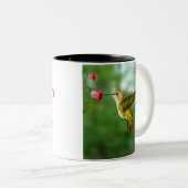 おはようの蜂蜜I愛ぶんぶんいう鳥PHとの ツートーンマグカップ (正面右)