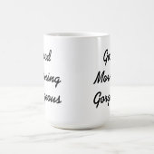 おはようの豪華なマグ コーヒーマグカップ (中央)