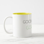 おはようの豪華なマグ ツートーンマグカップ (左)