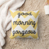 おはようの豪華な枕 クッション (ブランケット)