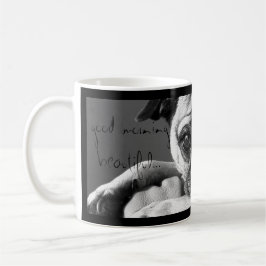 おはようのRoxyのthePugが付いている美しいコーヒー・マグ コーヒーマグカップ