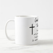 おはようは、これ神です コーヒーマグカップ (左)