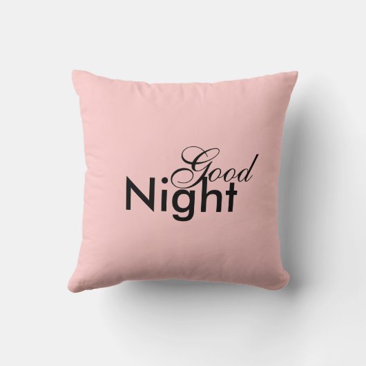 おはようまたはおやすみなさいの枕 クッション (裏面)