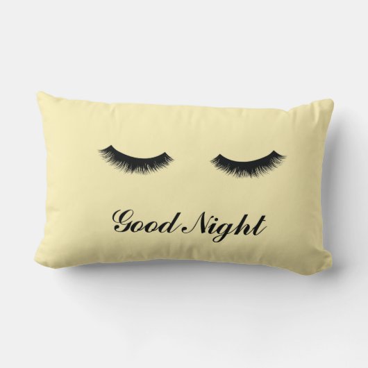 おはようまたはおやすみなさいの枕 ランバークッション (裏面)