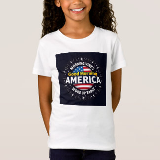 おはようアメリカ – 朝のエネルギーのバースト Tシャツ