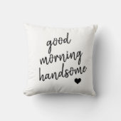 おはようイケメン ハート クッション (正面)