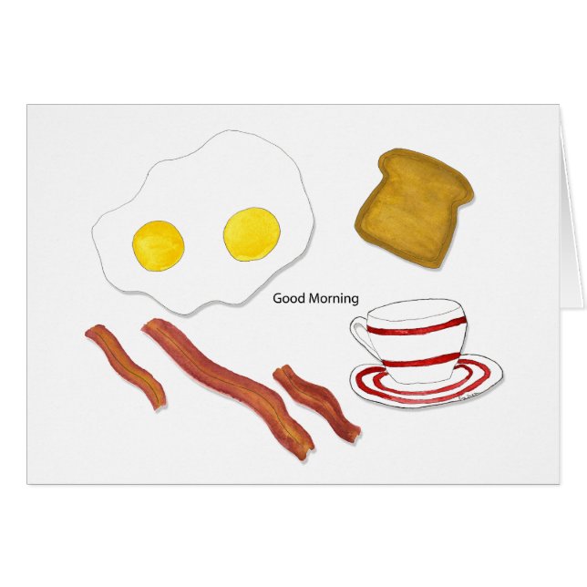 おはようカード (正面横)