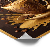 おはようコーヒーアート ポスター (角)