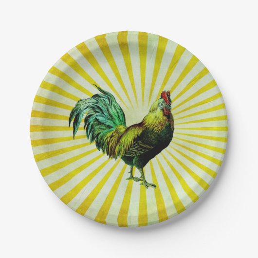 おはようサンサン紙皿 ペーパープレート (正面)