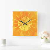 おはようサンシャイン！ スクエア壁時計 (ホーム)