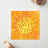 おはようサンシャイン! ノートカード (正面/裏面インサイチュ)