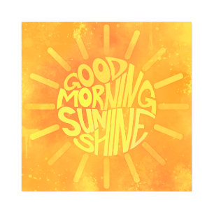 おはようサンシャイン! メタルプリント