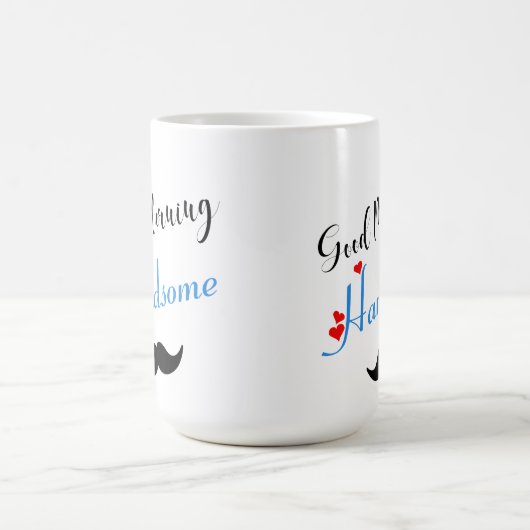 おはようハンサムモーフィングコーヒーマグ モーフィングマグカップ (中央)