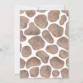 おはようベイビー ママとベイビーギリヤ  ニュートラルベイビーシャワー 招待状 (裏面)