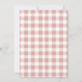 おはようベイビー マミー・トゥ・ビー ベイビーシャワー ピンクひまわり 招待状 (裏面)