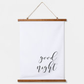 おはようベッドエレガント上おやすみ 吊り下げ型タペストリー (正面2)