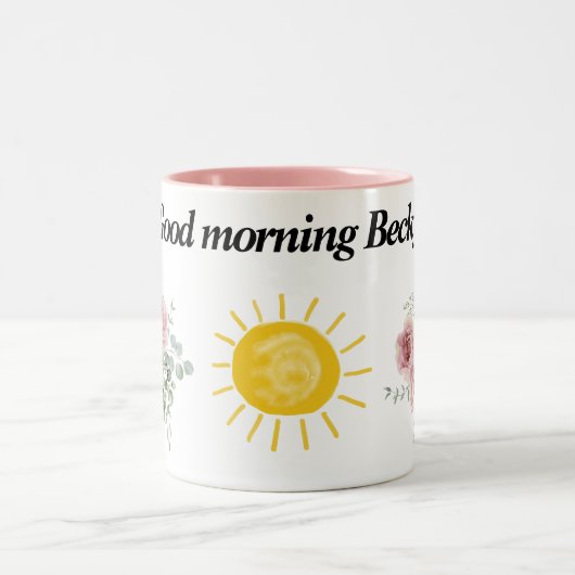 おはようマグカップ ツートーンマグカップ (中央)