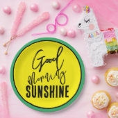 おはよう太陽 ペーパープレート (パーティー)