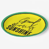 おはよう太陽 ペーパープレート (アングル)