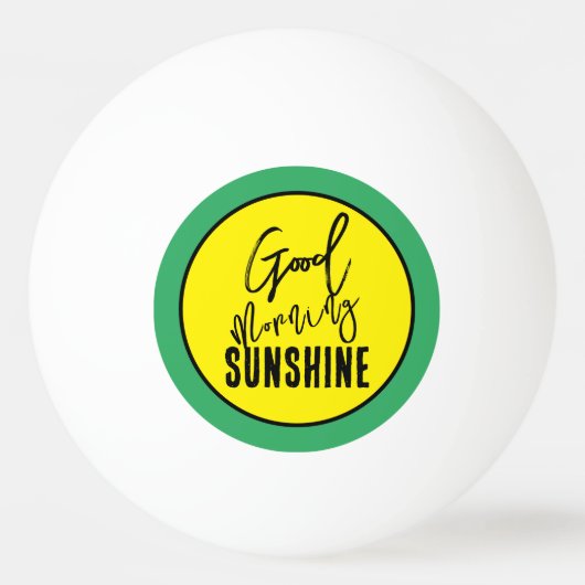 おはよう太陽 卓球ボール (正面)