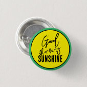 おはよう太陽 缶バッジ (正面&裏面)