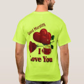 おはよう愛してる Tシャツ (裏面)