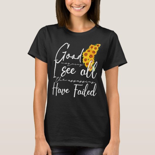 おはよう暗殺者がサルカを倒したようだ Tシャツ (正面)