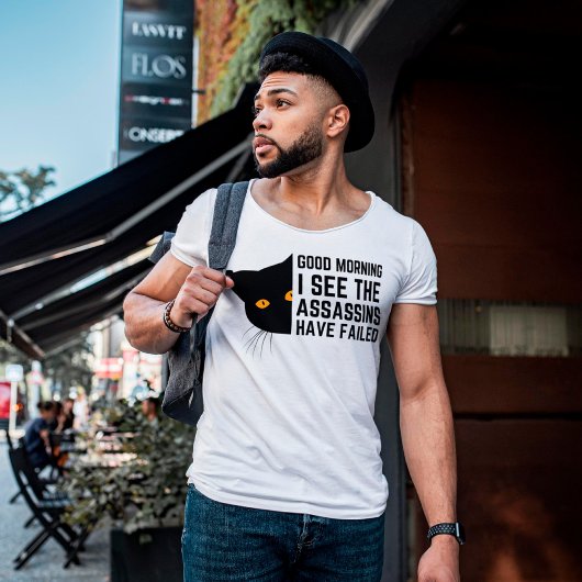 おはよう暗殺者が失敗したようだ Tシャツ