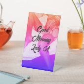 おはよう看板 台座サイン (インサイチュ)