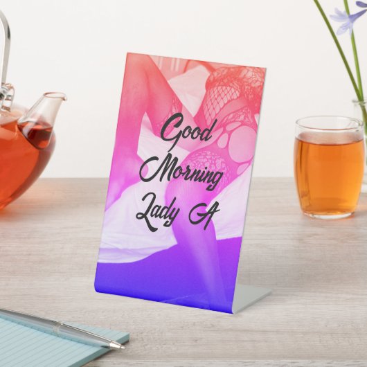 おはよう看板 台座サイン (インサイチュ)