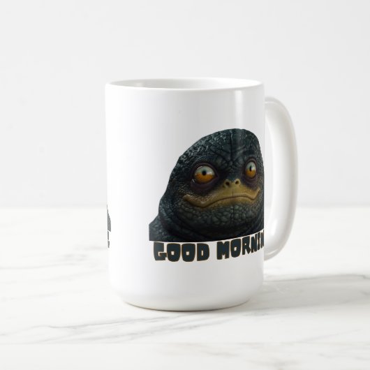 おはよう神秘的なビールづくり コーヒーマグカップ (正面右)